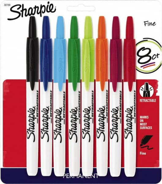 sharpie coloured permanent markers