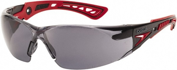 Safety Glass: Anti-Fog & Scratch-Resistant, Polycarbonate, Smoke Lenses, Frameless