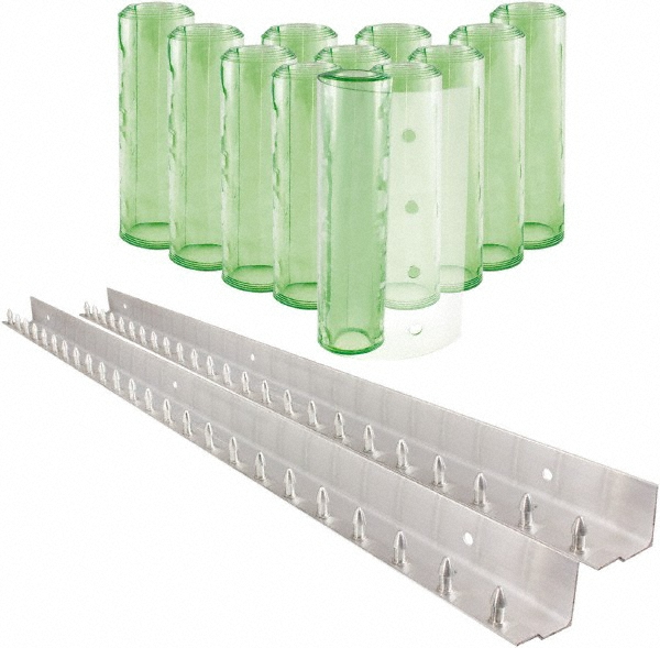 Aleco 8 Door Width X 10 Door Height Pvc Clear Smooth