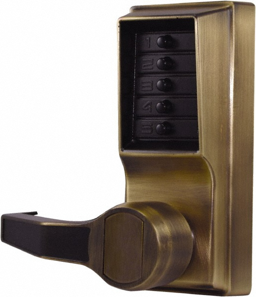 Kaba Access Pushbutton Lock Lever Lockset for 13/8 to 21/4" Thick