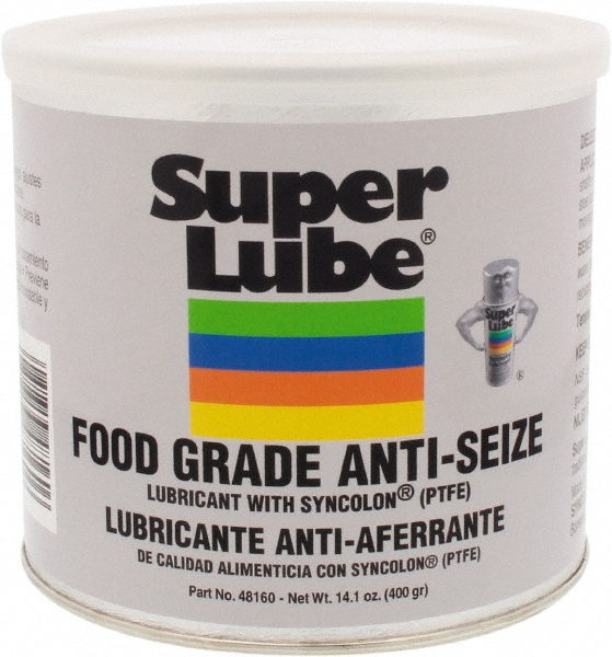 Anti-Seize Anti-Seize Lubricant: 14.1 oz Can - Synthetic with Polytetrafluoroethylene Base, -45 to 450 &deg; F, Translucent White, Water-Resistant