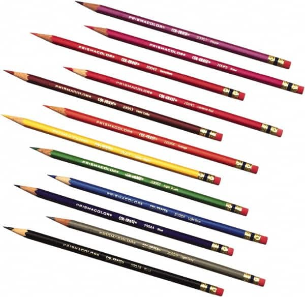 Prismacolor Professional Thick Lead Art Pencil White Set Of 12