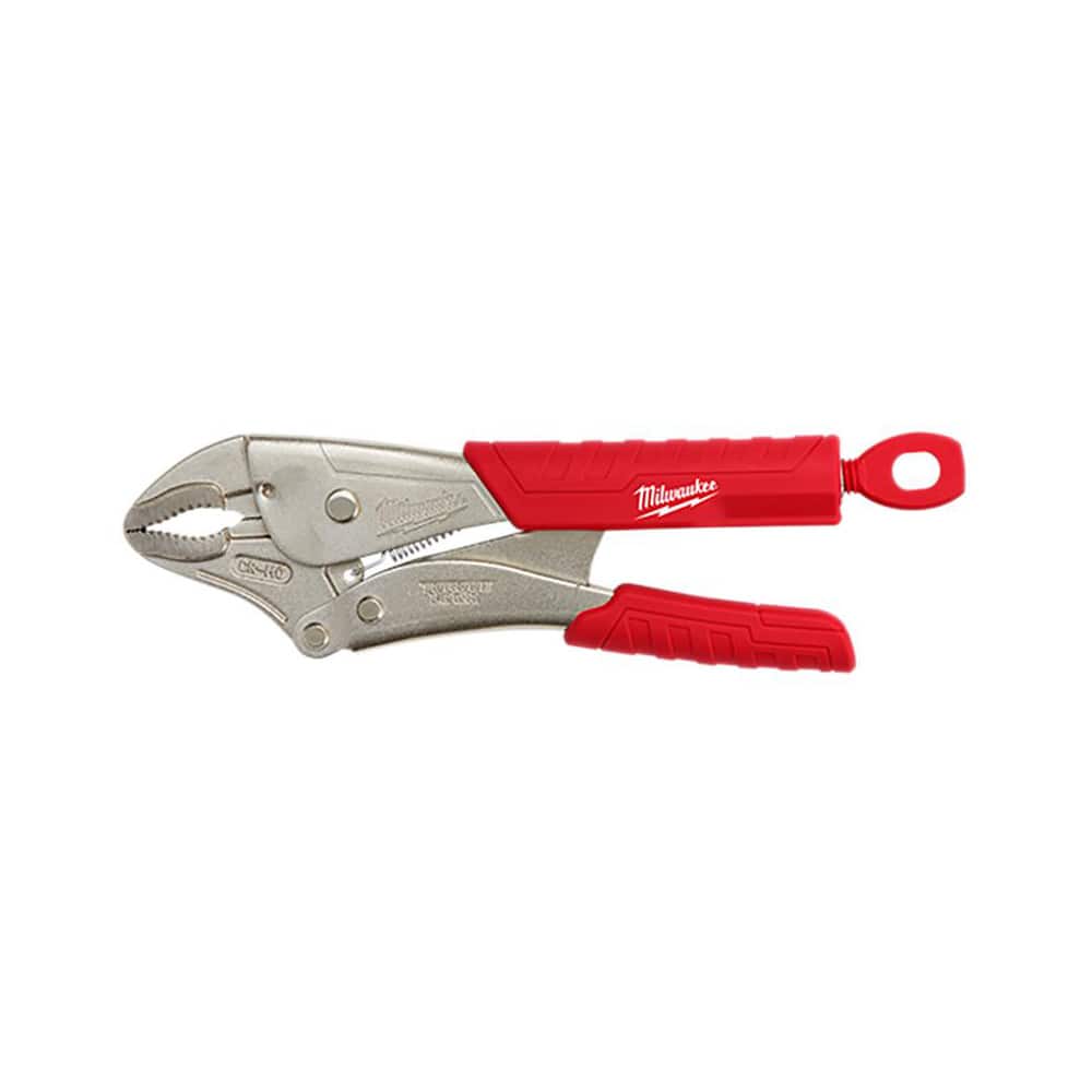 Locking Plier: 2'' Jaw Capacity, Curved Jaw