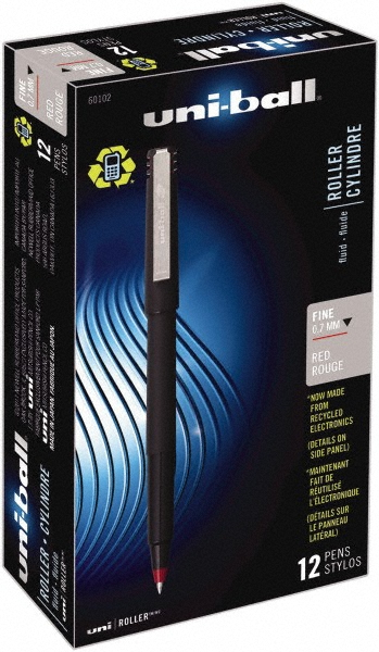 Uni-Ball - Stick Pen: 0.7 mm Tip, Red Ink | MSC Direct