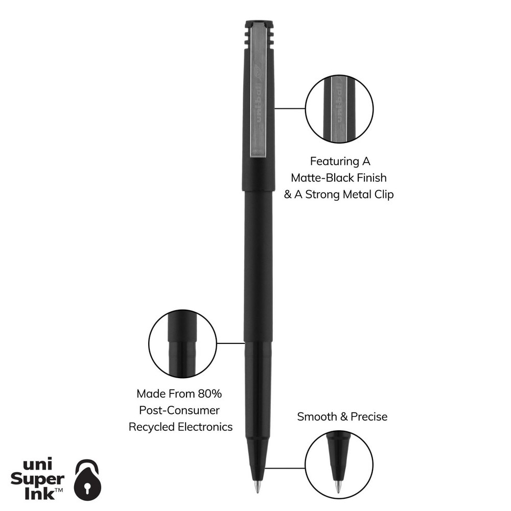 Uni-Ball - Stick Pen: 0.5 mm Tip, Blue Ink | MSC Direct Uni-Ball - Stick Pen: 0.5 mm Tip, Blue Ink | MSC Direct