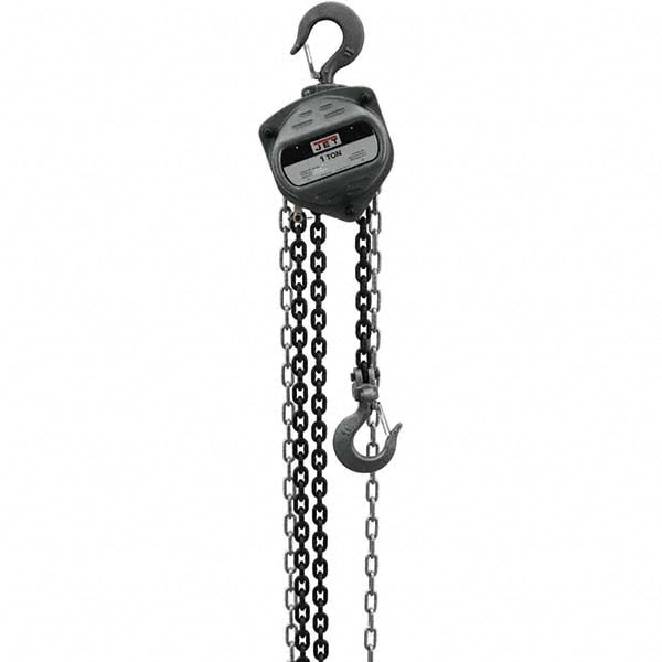 Jet - Manual Hand Chain Hoist: 2,200 lb Working Load Limit, 15' Max ...