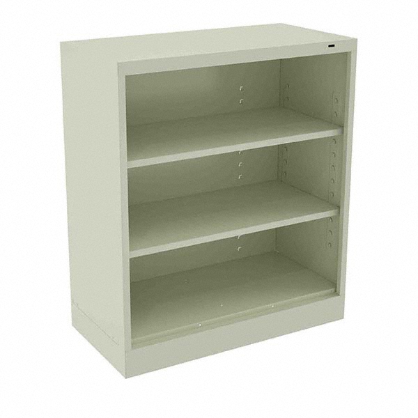 Tennsco 3 Shelf, 200 Lb. Capacity, Closed Shelving Storage and Lockers 57392169