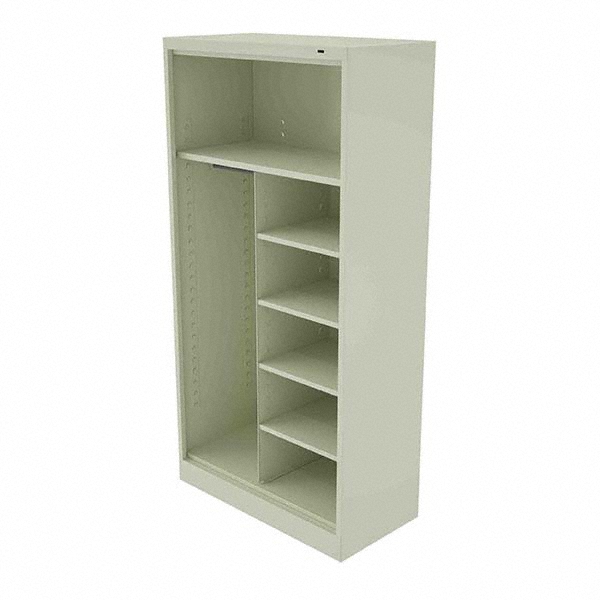 Tennsco 6 Shelf, 200 Lb. Capacity, Closed Shelving Storage