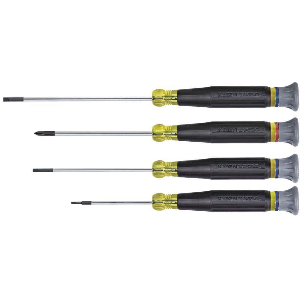 Klein Tools 85613 Screwdriver Set: 4 Pc, Phillips & Slotted 