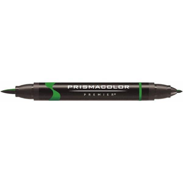 Prismacolor - Laundry Marker: True Green, Alcohol–Based, Brush Point -  57420283 - MSC Industrial Supply