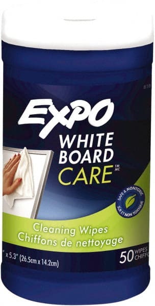 81850 Expo Whiteboard Dry Erase Surface Cleaning Wipes 50/Container 1 Each 