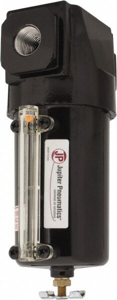 Oil & Water Filter/Separator: 160 CFM, Manual Drain, Use on Oil/Water Condensate Separation