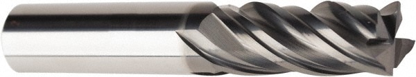 American Tool Service 664-5000 Square End Mill: 1/2" Dia, 4 Flutes, 1-1/2" LOC, Solid Carbide Image