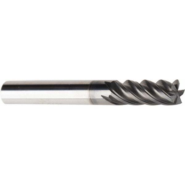 American Tool Service 721-2500 Square End Mill: 1/4" Dia, 5 Flutes, 1" LOC, Solid Carbide Image