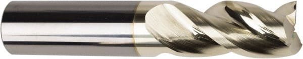 American Tool Service 315-7500 Square End Mill: 3/4" Dia, 3 Flutes, 1-3/4" LOC, Solid Carbide 