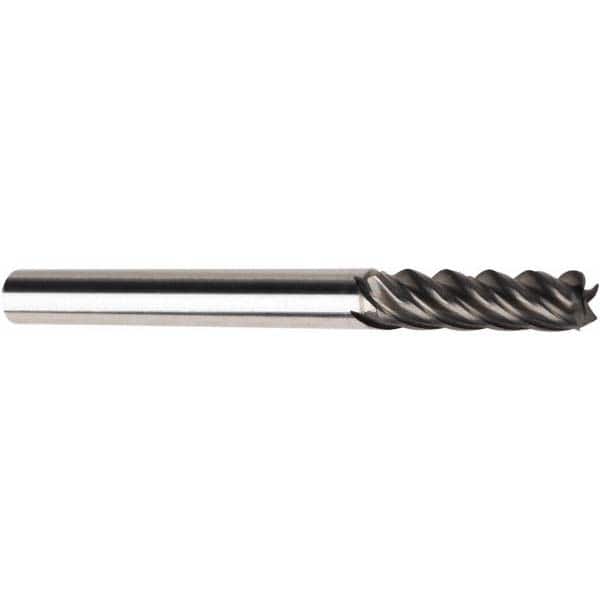 American Tool Service 710-1875 Square End Mill: 3/16" Dia, 5 Flutes, 5/8" LOC, Solid Carbide 