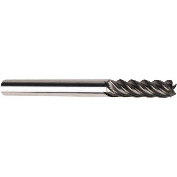 American Tool Service 710-1875 Square End Mill: 3/16" Dia, 5 Flutes, 5/8" LOC, Solid Carbide Image