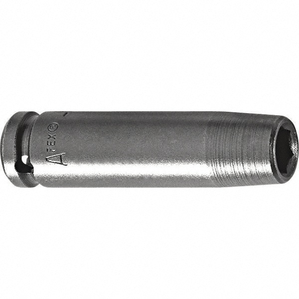 Impact Socket: 1/2" Drive, 1-1/16" Socket, Hex Drive