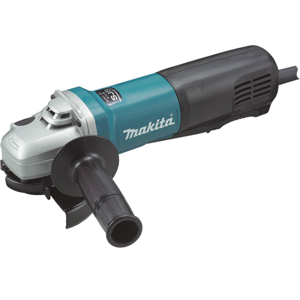 Corded Angle Grinder: 4-1/2" Wheel Dia, 10,500 RPM, 5/8-11 Spindle - 10A, 120V, Paddle Switch
