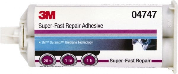 Super Fast Repair Adhesive Glue: 50 mL Cartridge, Amber
