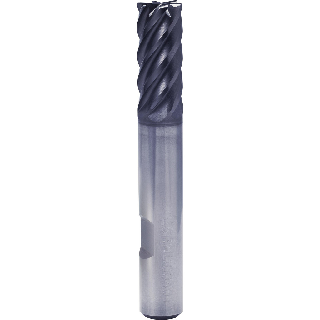YG-1 Square End Mill: 3/4" Dia, 3" LOC, 6 Flute, Solid Carbide - 5-1/2" OAL, 3/4" Shank Dia, 45 deg Helix, AlCrN Finish, Single End, Series UGMG21