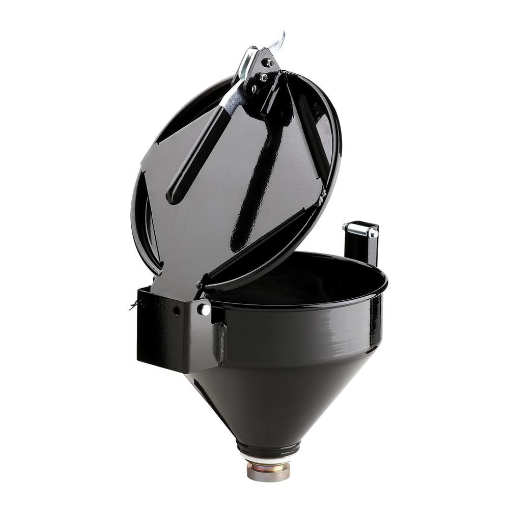 Drum Funnels & Funnel Covers; Product Type: Drum Funnel ; Funnel Capacity: 1.9gal ; Compatible Drum Capacity: 20 gal;30 gal;55 gal ; Overall Diameter: 15in ; Overall Height: 13in ; Material: Buna-N; PTFE; Powder Coated Steel