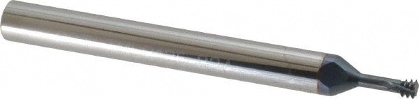 Scientific Cutting Tools TMLR126-32A Helical Flute Thread Mill: #8-32, Internal, 3 Flute, 1/4" Shank Dia, Solid Carbide Image