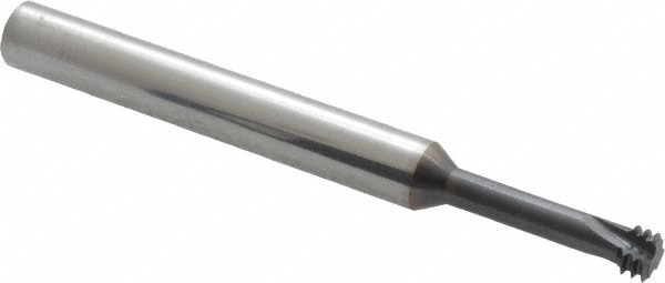 Scientific Cutting Tools TMLR186-28ELA Helical Flute Thread Mill: 1/4-28, Internal, 3 Flute, 1/4" Shank Dia, Solid Carbide Image