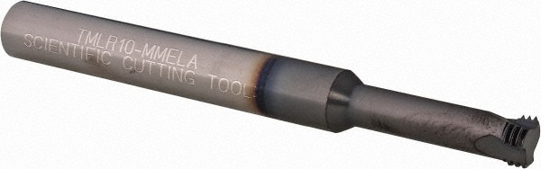 Scientific Cutting Tools TMLR10-1.5MMELA Helical Flute Thread Mill: Internal, 3 Flute, 3/8" Shank Dia, Solid Carbide Image