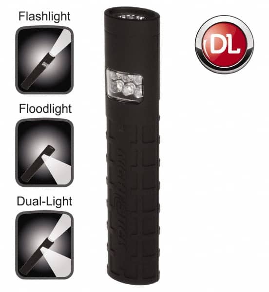 Bayco NSP-1400B Handheld Flashlight: LED, 3 hr Max Run Time, AAA battery 