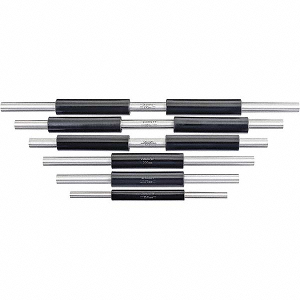 Starrett 0.9843 Inch Long, 6 Piece Micrometer Calibration Standard Set MSC Direct