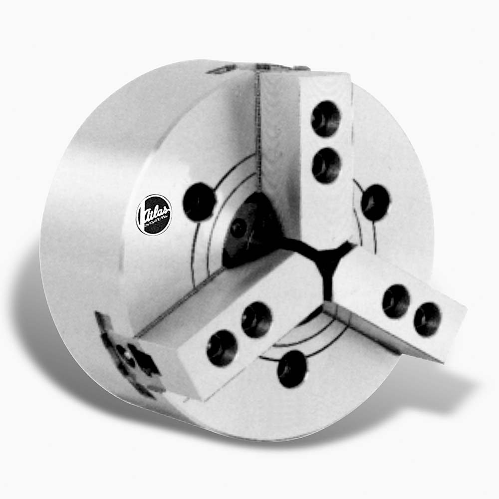 Atlas Workholding Power Lathe Chuck 10" Dia, 3 Jaws, A8 Mount MSC