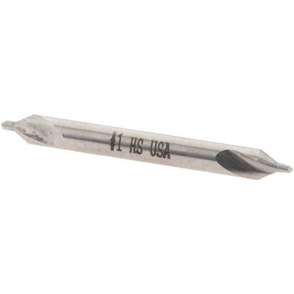 Combo Drill & Countersink: #1, High Speed Steel