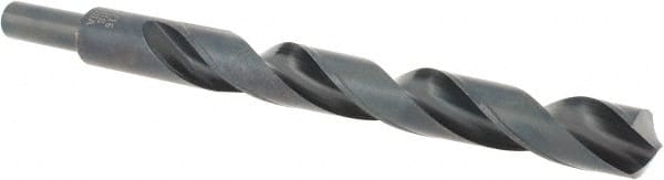 Cle-Line C20660 Reduced Shank Drill Bit: 9/16 Dia, 3/8 Shank Dia, 135 0, High Speed Steel 