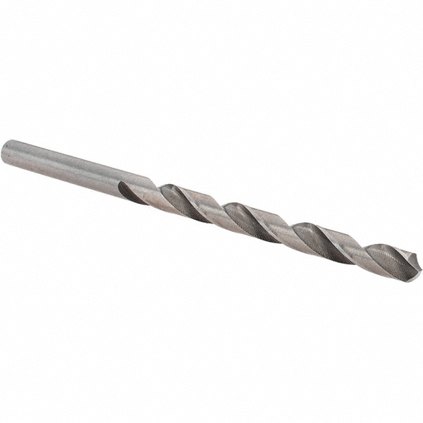 Jobber Length Drill Bit: 3/16" Dia, 118 °, High Speed Steel