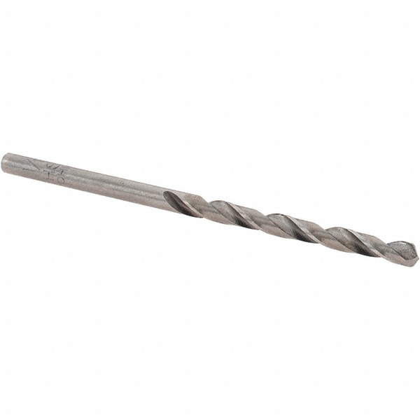 Jobber Length Drill Bit: 1/8" Dia, 118 °, High Speed Steel