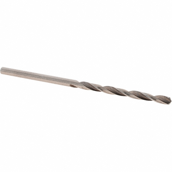 Jobber Length Drill Bit: 3/32" Dia, 118 °, High Speed Steel