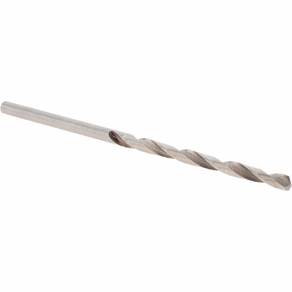 Jobber Length Drill Bit: 7/64" (0.1094) Dia, 118 deg, HSS