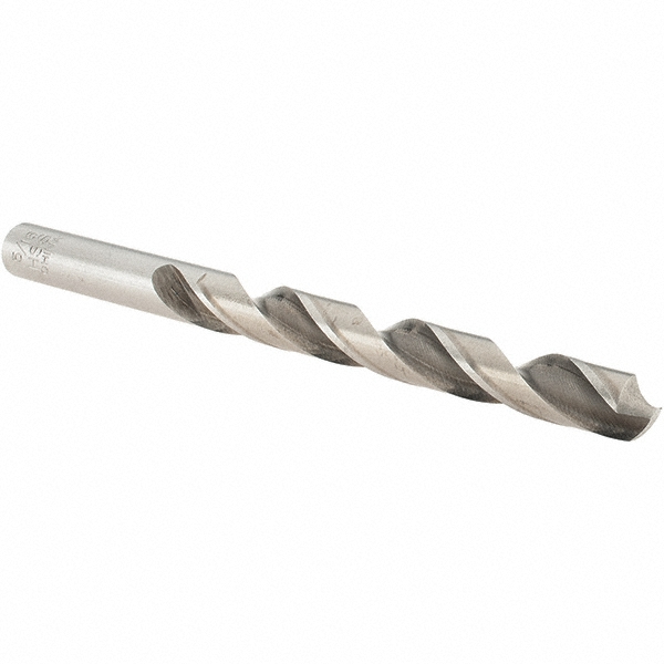 Jobber Length Drill Bit: 5/16" Dia, 118 °, High Speed Steel