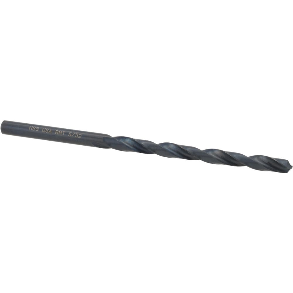 Jobber Drill: 5/32" Dia, 118 deg Point, High Speed Steel