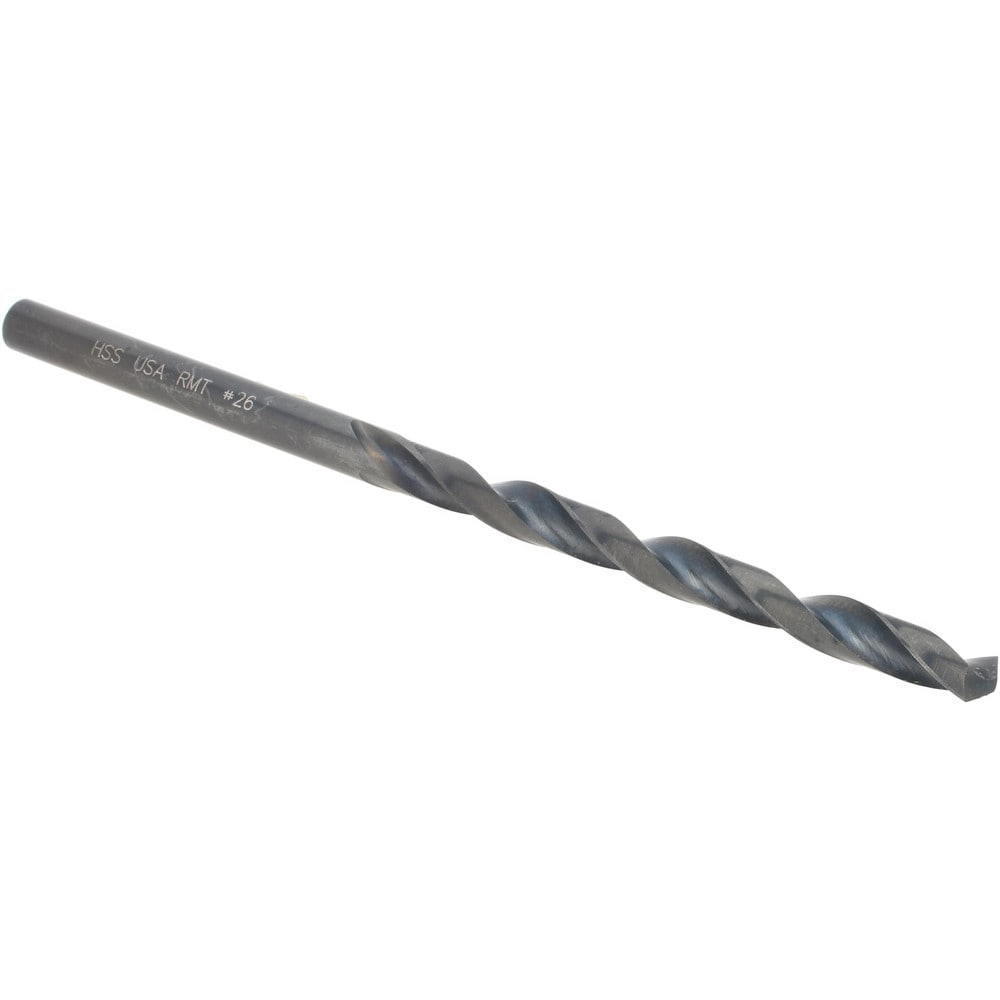 Jobber Drill: #26, 118 deg Point, High Speed Steel