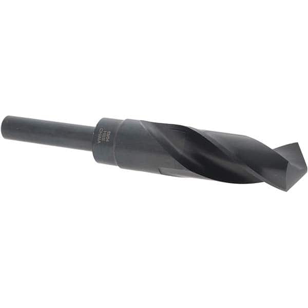 Cle-Force C68662 Reduced Shank Drill Bit: 63/64 Dia, 1/2 Shank Dia, 118 0, High Speed Steel 