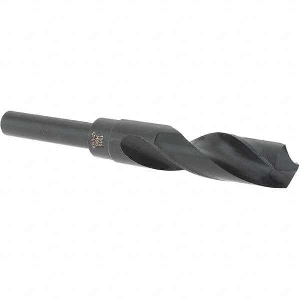 Cle-Force C68651 Reduced Shank Drill Bit: 13/16 Dia, 1/2 Shank Dia, 118 0, High Speed Steel 
