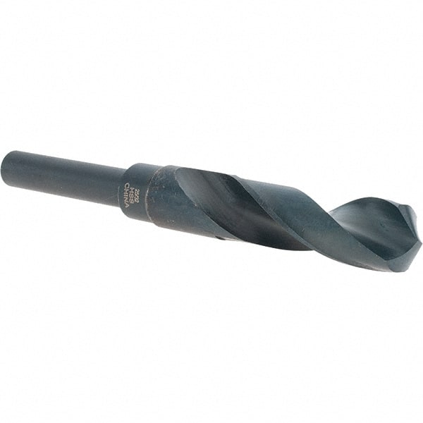 Cle-Force C68649 Reduced Shank Drill Bit: 25/32 Dia, 1/2 Shank Dia, 118 0, High Speed Steel 