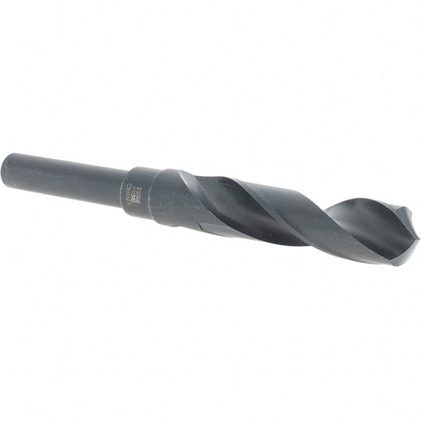 Cle-Force C68645 Reduced Shank Drill Bit: 23/32 Dia, 1/2 Shank Dia, 118 0, High Speed Steel 