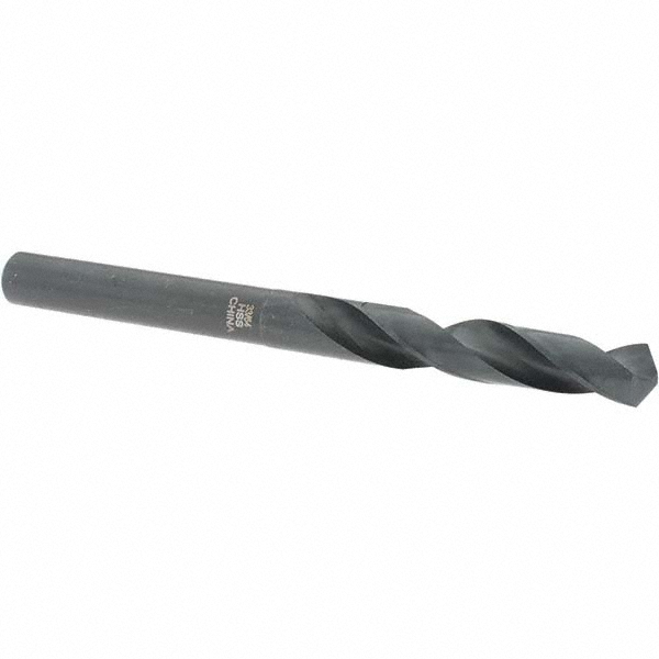 Reduced Shank Drill Bit: 33/64'' Dia, 1/2'' Shank Dia, 118 °, High Speed Steel