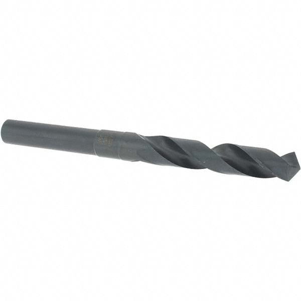 Cle-Line C21072 Reduced Shank Drill Bit: 0.5512 Dia, 1/2 Shank Dia, 118 0, High Speed Steel Image