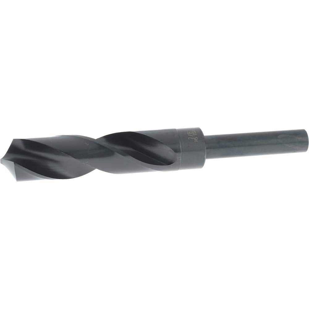 Cle-Line C20753 Reduced Shank Drill Bit: 7/8 Dia, 1/2 Shank Dia, 118 0, High Speed Steel 
