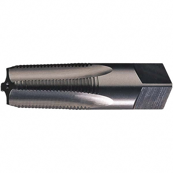 Standard Pipe Tap: 1/2-14, NPT, 4 Flutes, Carbon Steel, Bright/Uncoated