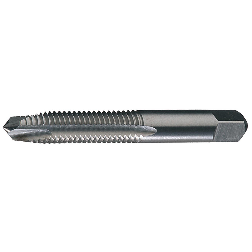Spiral Point Tap: M3x0.50 Metric Coarse, 2 Flutes, Plug, 6H Class of Fit, High Speed Steel, Bright Finish